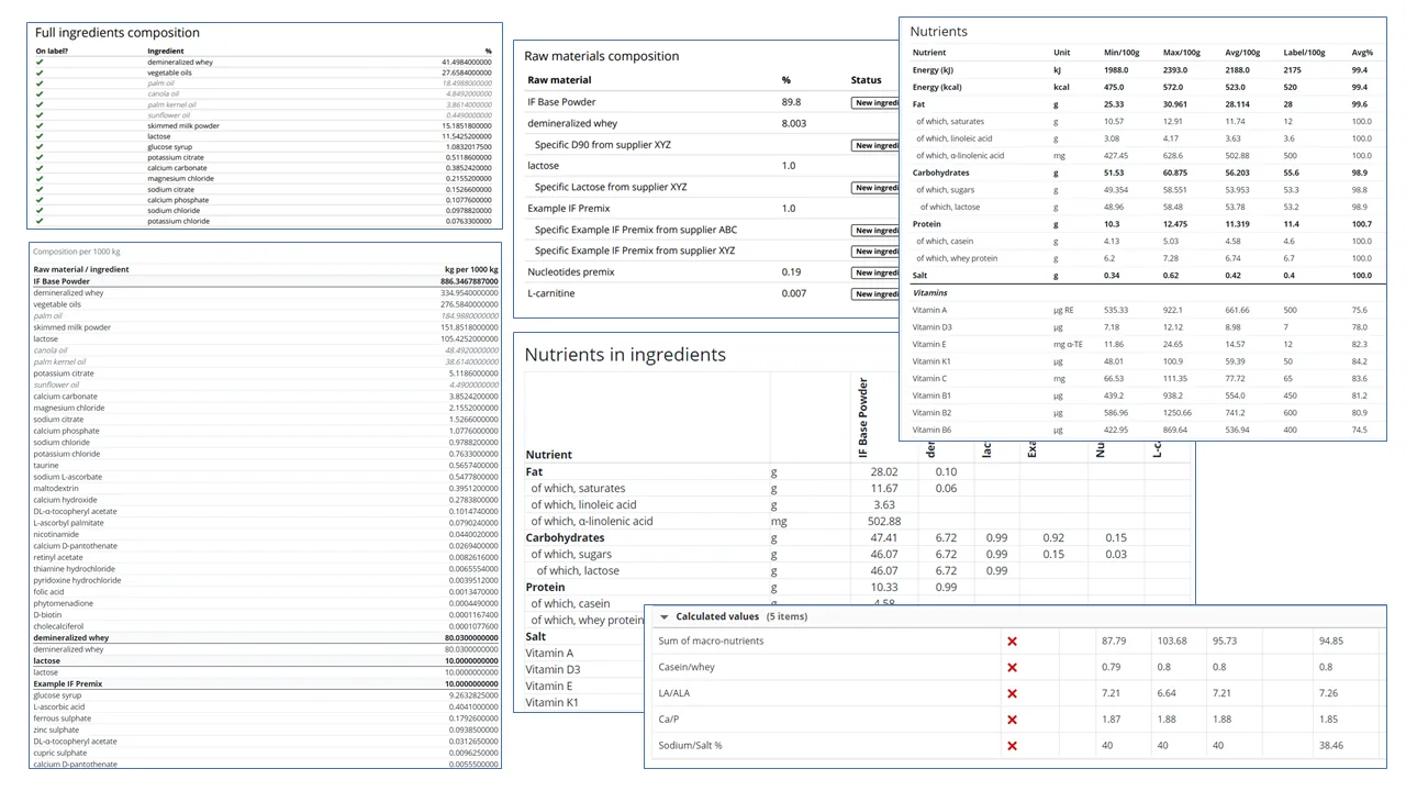 RecipeMaster Cloud screenshot: Review recipe details